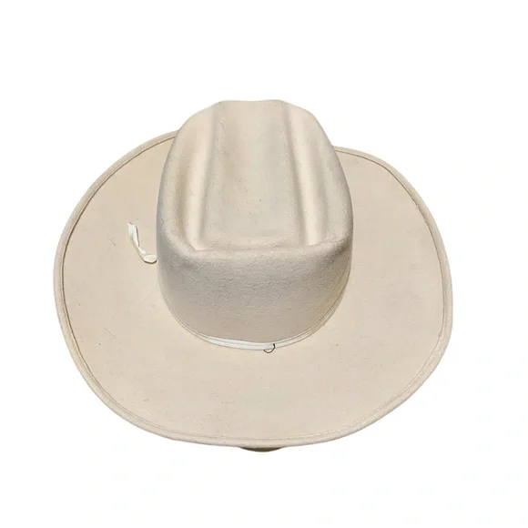 Women’s Rare Vintage 1950’s Always on Top Brand 100% Virgin Cream Wool Hat - Picture 2 of 7